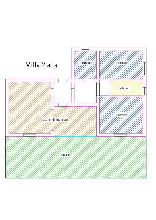 Villa Maria Una Finestra Sul Mare 발더라이스 객실 사진