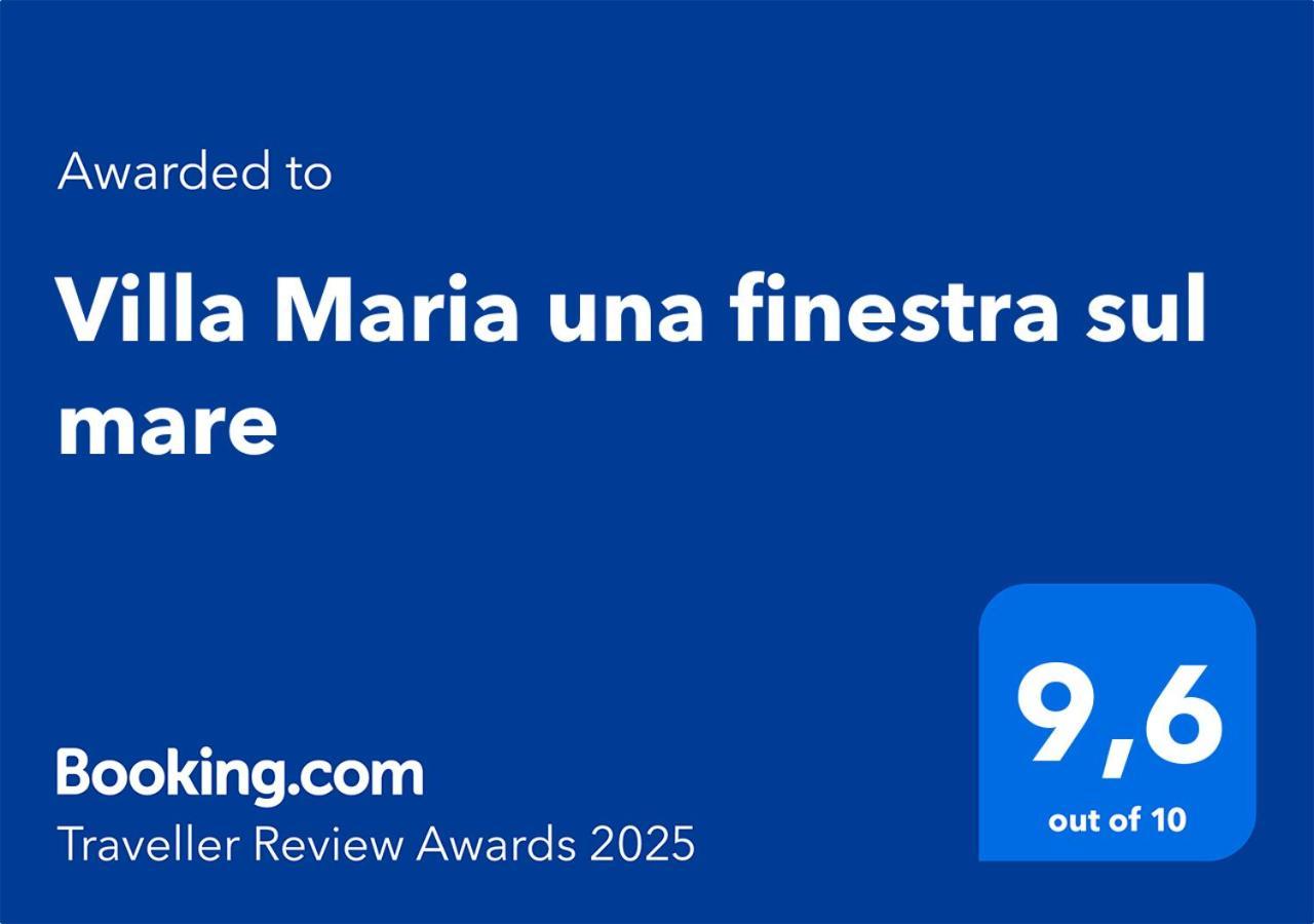 Villa Maria Una Finestra Sul Mare 발더라이스 외부 사진
